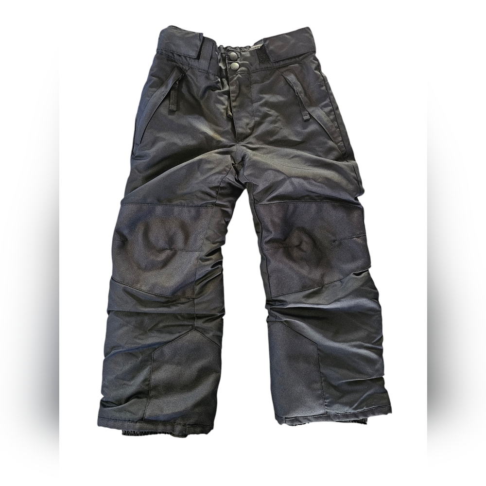 All In Motion Kids Winter Snow / Ski Pants Black size XS 4/5 adjustable unisex